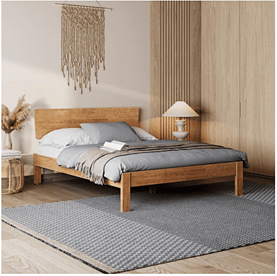 Swirl Solid Wood Without Storage Bed Swirl Solid Wood Without Storage Bed