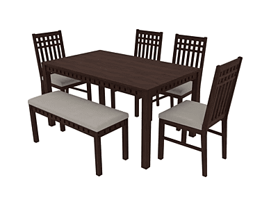 Kopra 6 seater Dining Set (with cushion omega pearl) Kopra 6 seater Dining Set (with cushion omega pearl)
