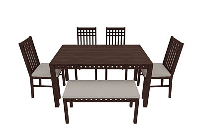 Kopra 6 seater Dining Set (with cushion omega pearl) Kopra 6 seater Dining Set (with cushion omega pearl)